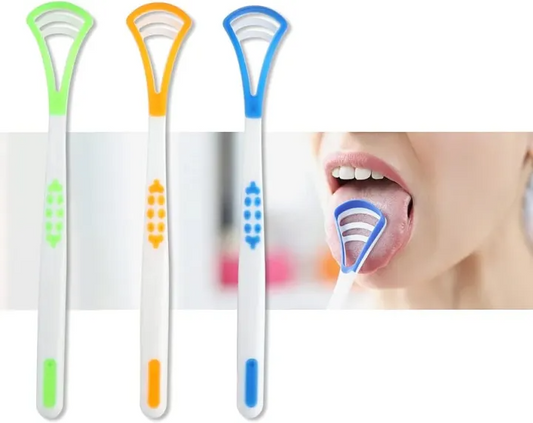 Tongue Scraper Tongue Cleaner Brush Antibacterial Cleaner Toothbrush Mouth Brush Bad Breath Fresher Tools Deep Clean For Use After Toothbrush For Fresh Breath