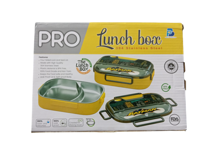 Pro Lunch Box Stainless Steel Thermal Bento Lunch Box Bag Compartment Microwave Lunch Container Kid Adult Leak-Proof Food Storage