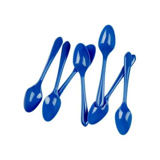 LION PACK OF 12PCS PLASTIC BABY SPOON SET (RANDOM COLOR)