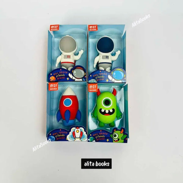 Erasers for kids Big size Erasers Astronaut Eraser Alita Books Eraser