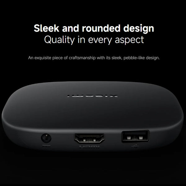 MI TV Box S 3rd Gen - 4K UHD, Google TV, 32GB Memory, Dolby Vision & Atmos, Wi-Fi 6, HDMI 2.1, Fast Streaming, Compact and Powerful