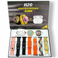 H20 Smart Watch With Airpods - H20 Ultra Smart Watch 10 in 1 - H20 Ultra Smart Watch with Airpods Ultra 2 Smart Watch with Earbuds Watch Earbuds Ultra 9 Smart Watch Airpods Watch Airpods  Touch Watch Mobile Watch Ultra with Airpods