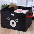 Panda Design Folding Storage Bins Quilt Basket Kid Toys Organizer Storage Boxes Cabinet Wardrobe Storage Bags 1 Piece