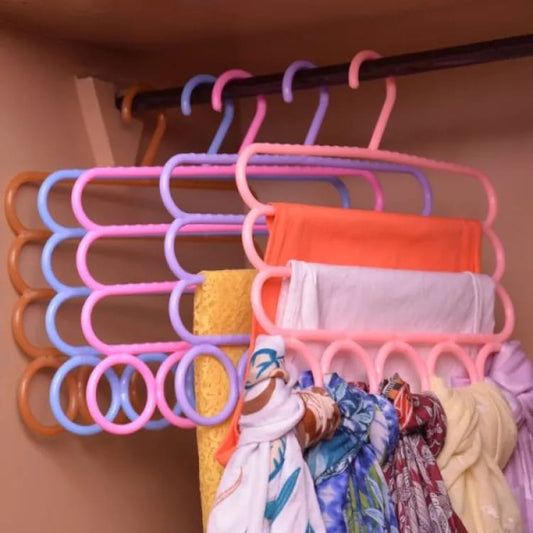 Anti-Slip 3 Layers And 5 Hole Scarf Hanger Buy 1 Get 1 Free