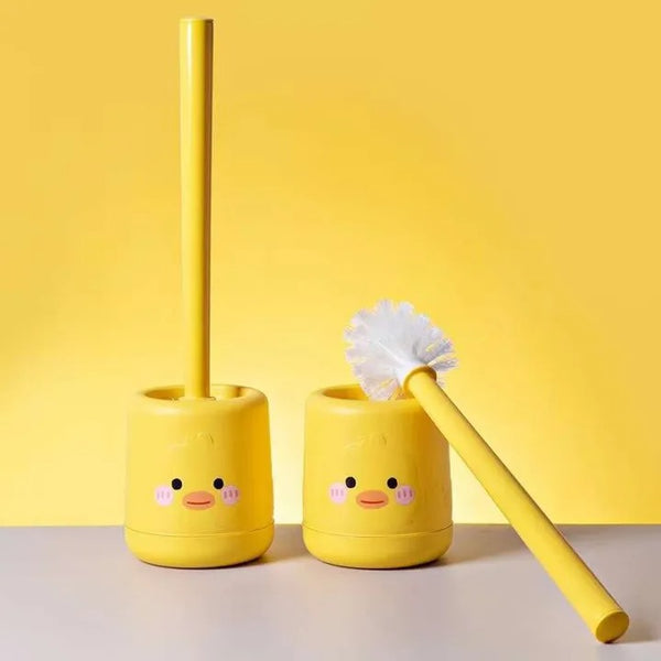 Yellow Duck Plastic Place Creative Toilet Washing