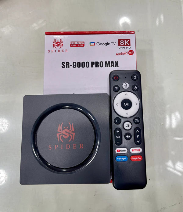 Spider SR9000 Pro Max Android TV Box RAM 2GB / ROM 16GB