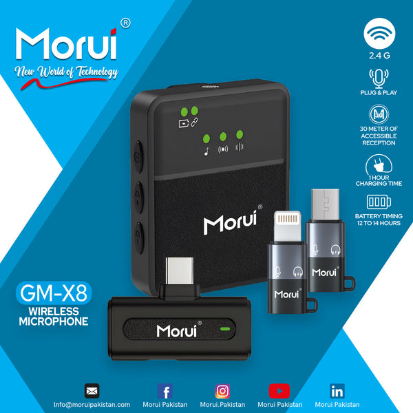 Morui 3 In 1 Mic (GM-X8)