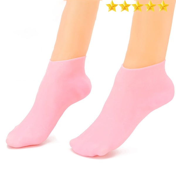 Silicone Socks Moisturizing Foot Cover Crack Resistant Softening Calluses Horny Foot Cover Foot Mask Beach Socks Soft Protective