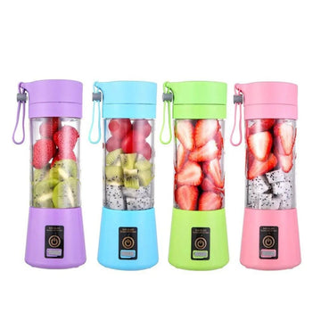 USB Rechargeable Juicer Blender 6 Blades Electric Blender Mini Portable Personal Size Juicer Cup USB Rechargeable Mixer Food Grade Portable Fruit Juicer Machine USB Rechargeable Juicer Blender 6 Blades Electric Blender