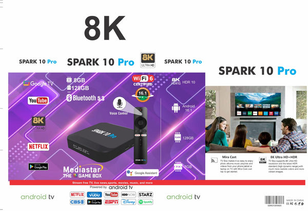 SPARK 10 PRO Android box 2GB / ROM 16GB