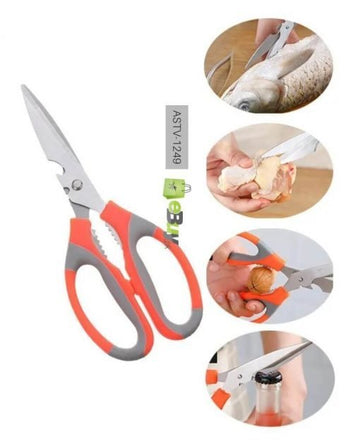 Kitchen Scissors Multipurpose, Meat & Vegetable Cutting Scissor, Stainless Steel Scissor