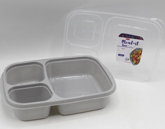 Meal It Lunch Box Large 1000 ML (With Three Portions) For Office/School/College