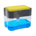 2-in-1 Pump Soap Dispenser and Sponge Caddy For Dish