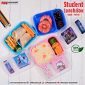 Meal-It Box Lunch Box Small size 700 ml with 2 partitions | Lunch & Snack box for Students Kids Boys and Girls | Office Lunch Box with Beautiful Colors