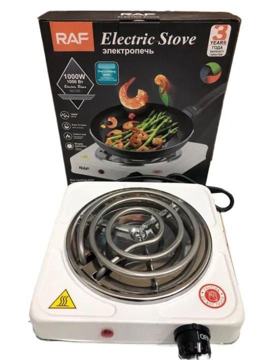 Raf Electric Stove 1000W Cooking Stove Electric Chohla Single Electric Stove Compact and Efficient Cooking Solution Hot Plate heat up Stove