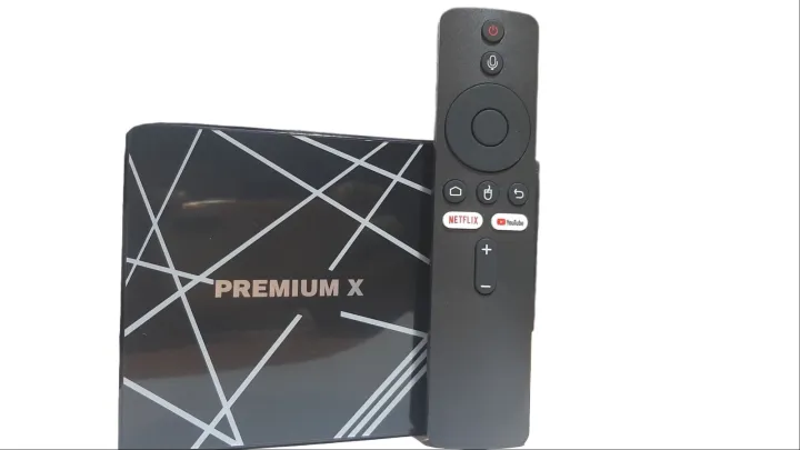 Premium X Android Tv Box with IR Remote Bluetooth & free channels