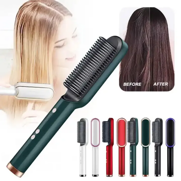 Hair Straightening Brush For Girls Electric Hair